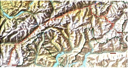 Map Brig to Chur
